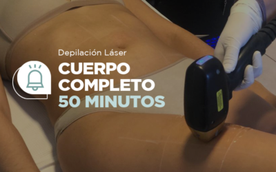 ¡En solo cincuenta minutos, tu cuerpo libre de vello!
