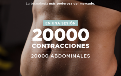 Con HyperSculpt realizas 20.000 abdominales en 30 minutos